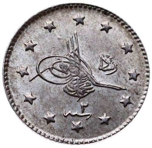1 kurus 1327/2 Obverse