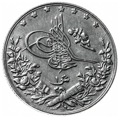 1 kurus 1327/2 Obverse