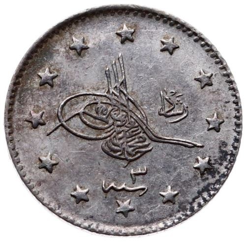 1 kurus 1327/3 Obverse