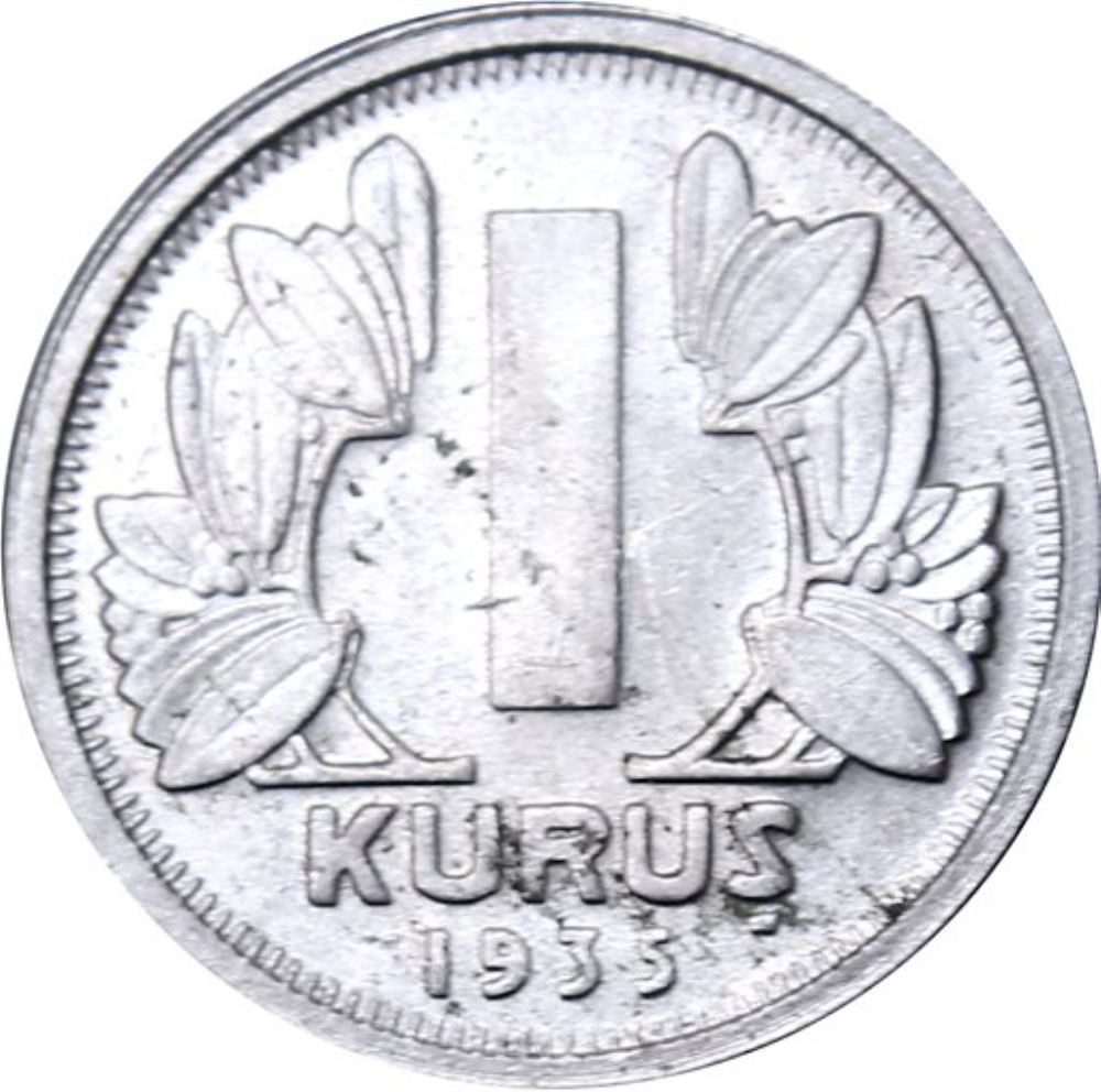 1 kurus 1935 Reverse