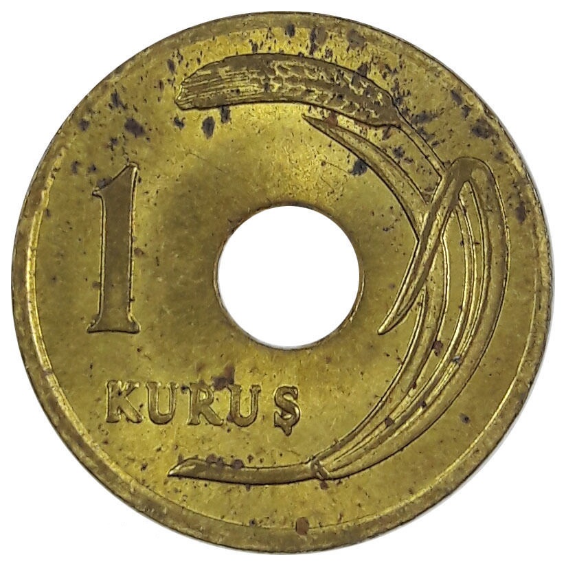 1 kurus 1949 Obverse