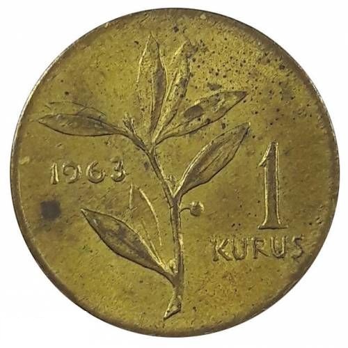 1 kurus 1963 Reverse