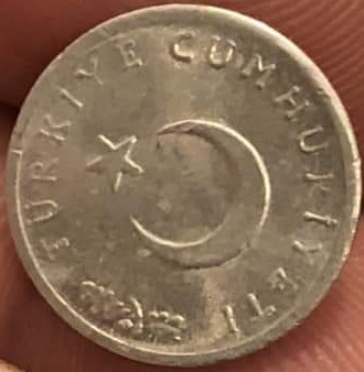 1 kurus 1977 Obverse
