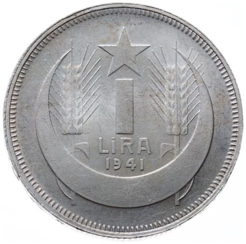 1 Lira 1941 Obverse