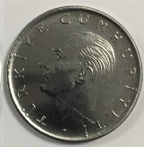 1 Lira 1965 Reverse
