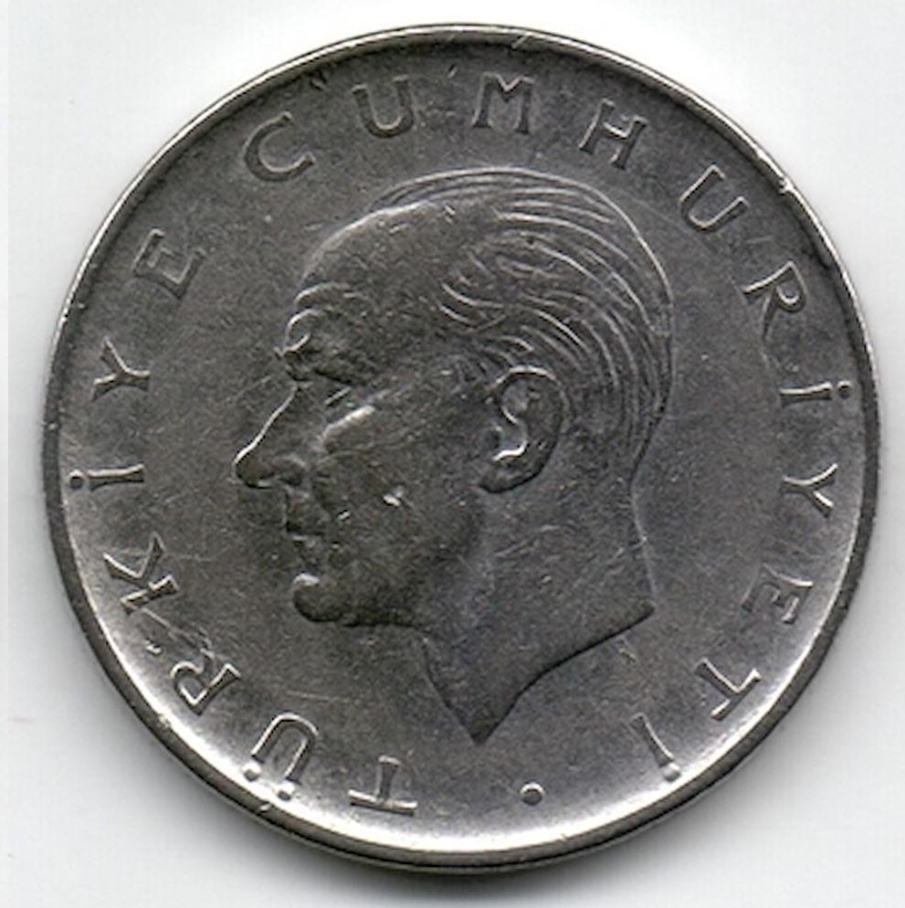 1 Lira 1967 Reverse