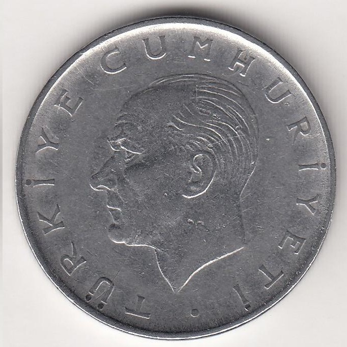 1 Lira 1968 Reverse