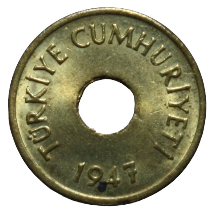 1 kurus 1947 Reverse