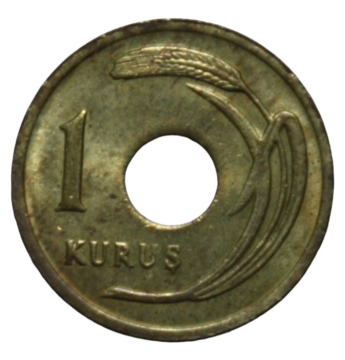 1 kurus 1947 Obverse