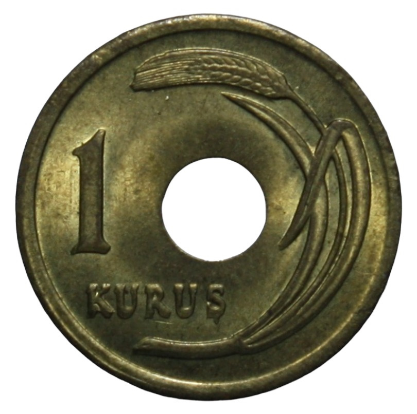 1 kurus 1950 Obverse