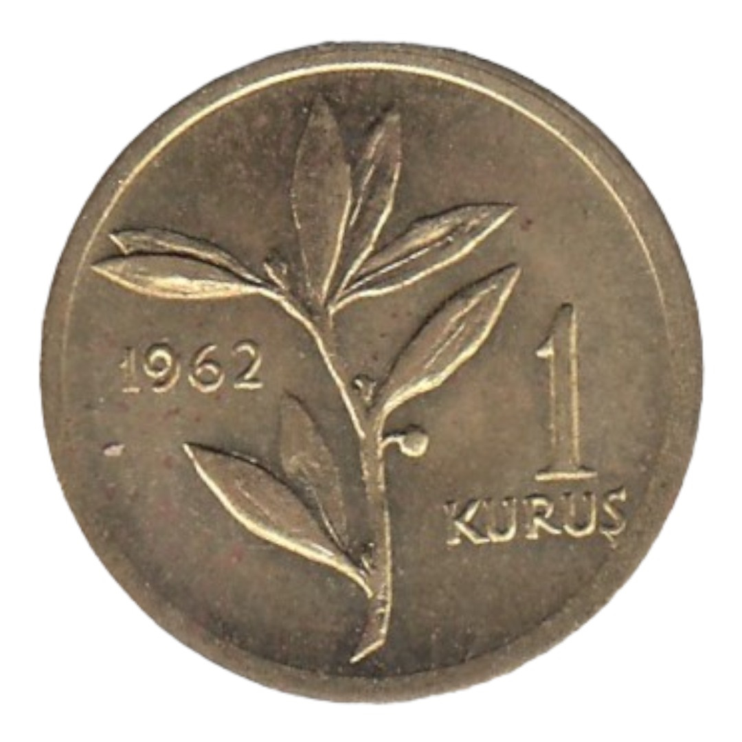 1 kurus 1962 Obverse