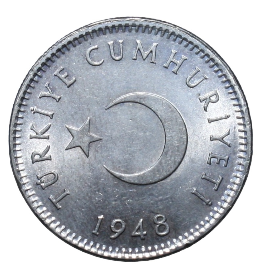 1 Lira 1948 Reverse