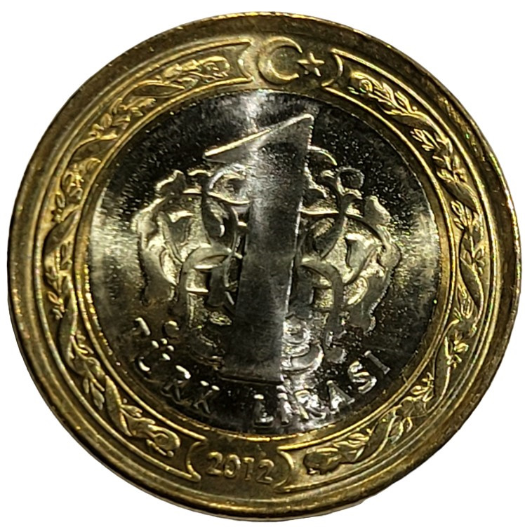 1 Lira - 150th anniversary of the Accounts Chamber 2012 Reverse
