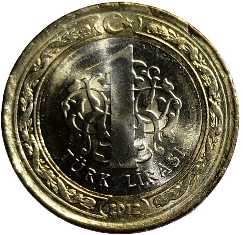1 Lira-10th International Turkish Language Olympiad 2012 Reverse