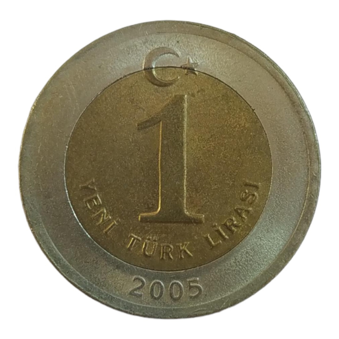 1 New Lira 2005 Obverse