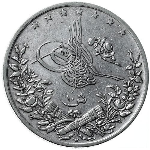 10 kurus 1293/10 Obverse