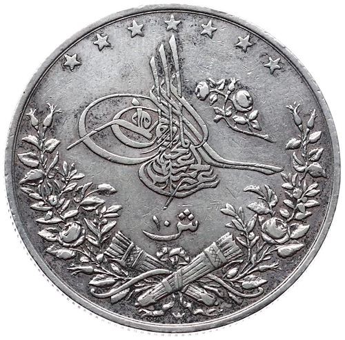 10 kurus 1293/22 Obverse