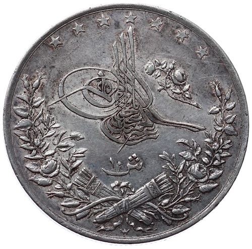 10 kurus 1293/24 Obverse