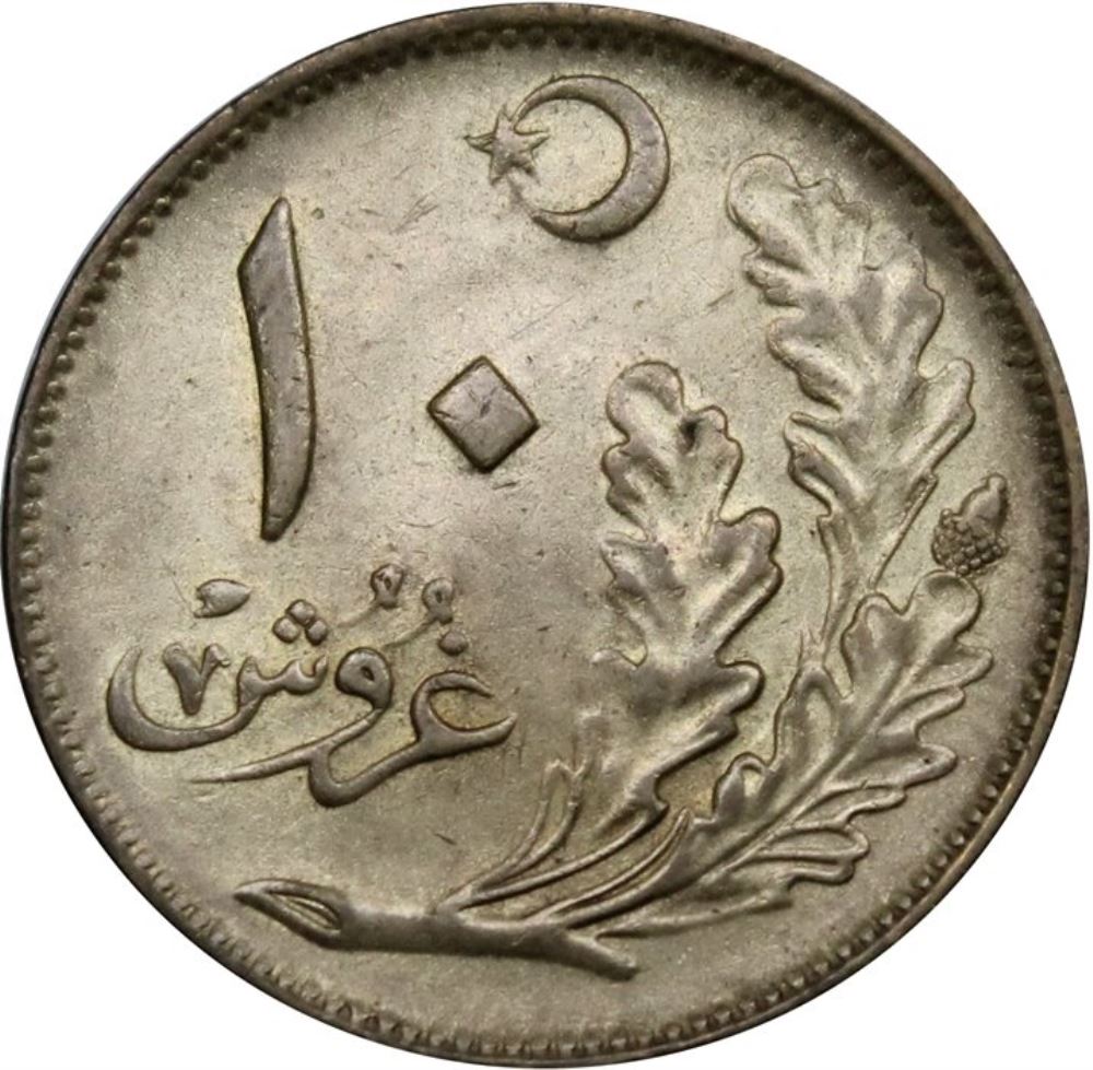 10 kurus 1926 Obverse