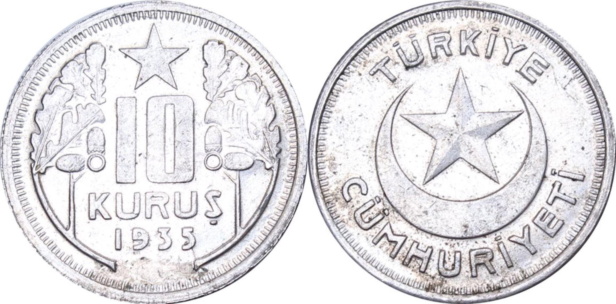 10 kurus 1935