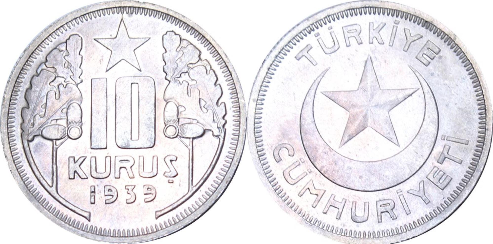 10 kurus 1939