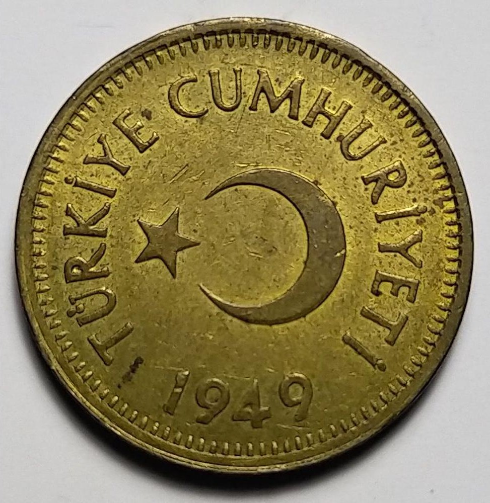 10 kurus 1949 Reverse