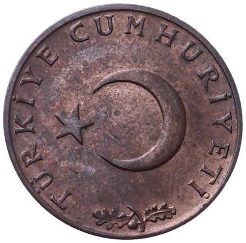 10 kurus 1960 Reverse