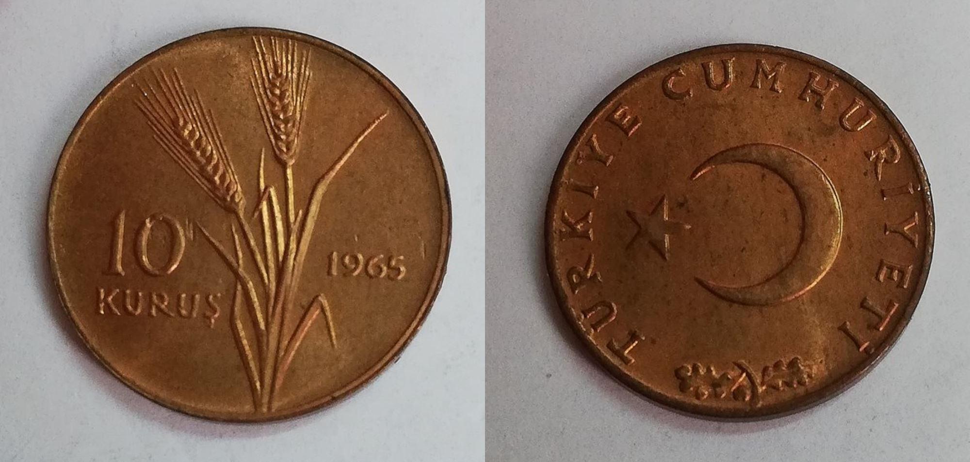 10 kurus 1965