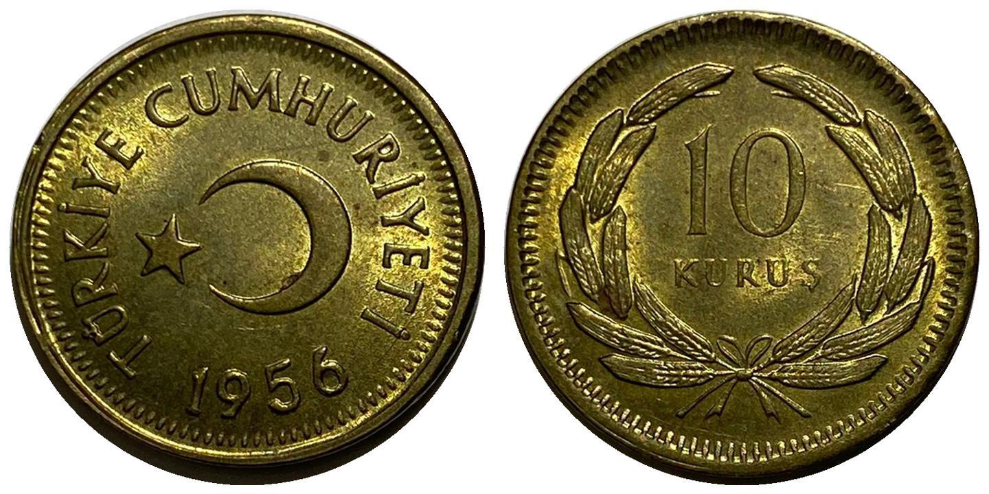 10 kurus 1956