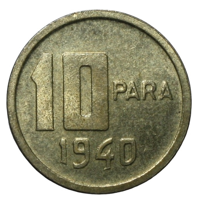 10 para 1940 Obverse