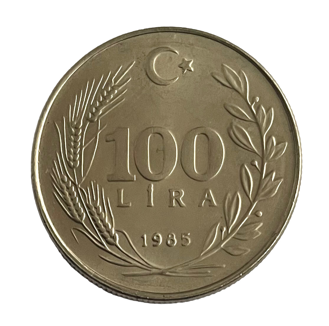 100 Lira 1985 Obverse