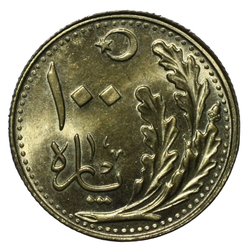 100 para 1340 Obverse