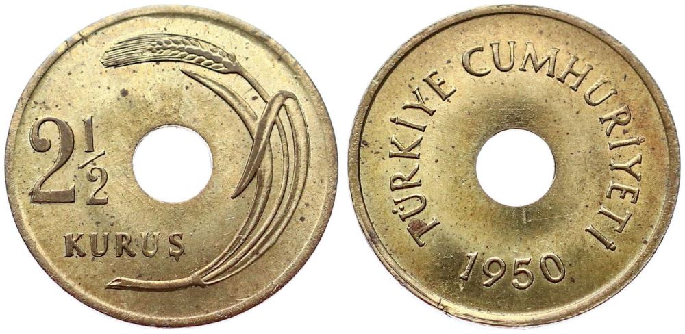 2 1/2 kurus 1950