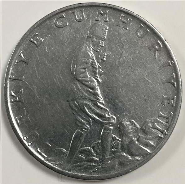 2 1/2 Lira 1961 Reverse