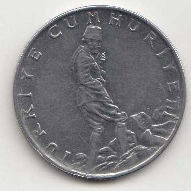 2 1/2 Lira 1970 Reverse