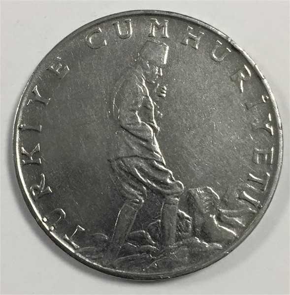 2 1/2 Lira 1973 Reverse