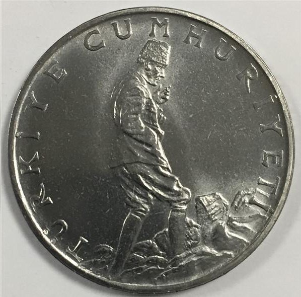 2 1/2 Lira 1975 Reverse