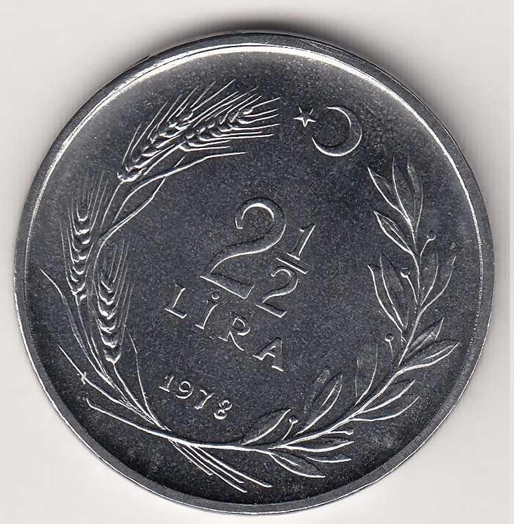 2 1/2 Lira 1978 Obverse