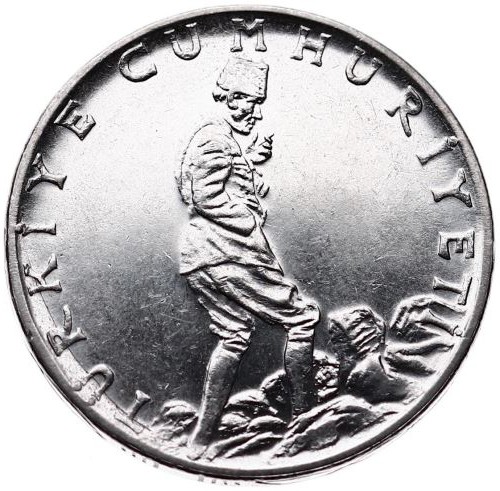 2 1/2 Lira 1979 Reverse