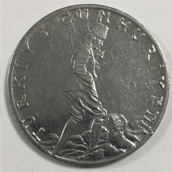 2 1/2 Lira 1980 Reverse