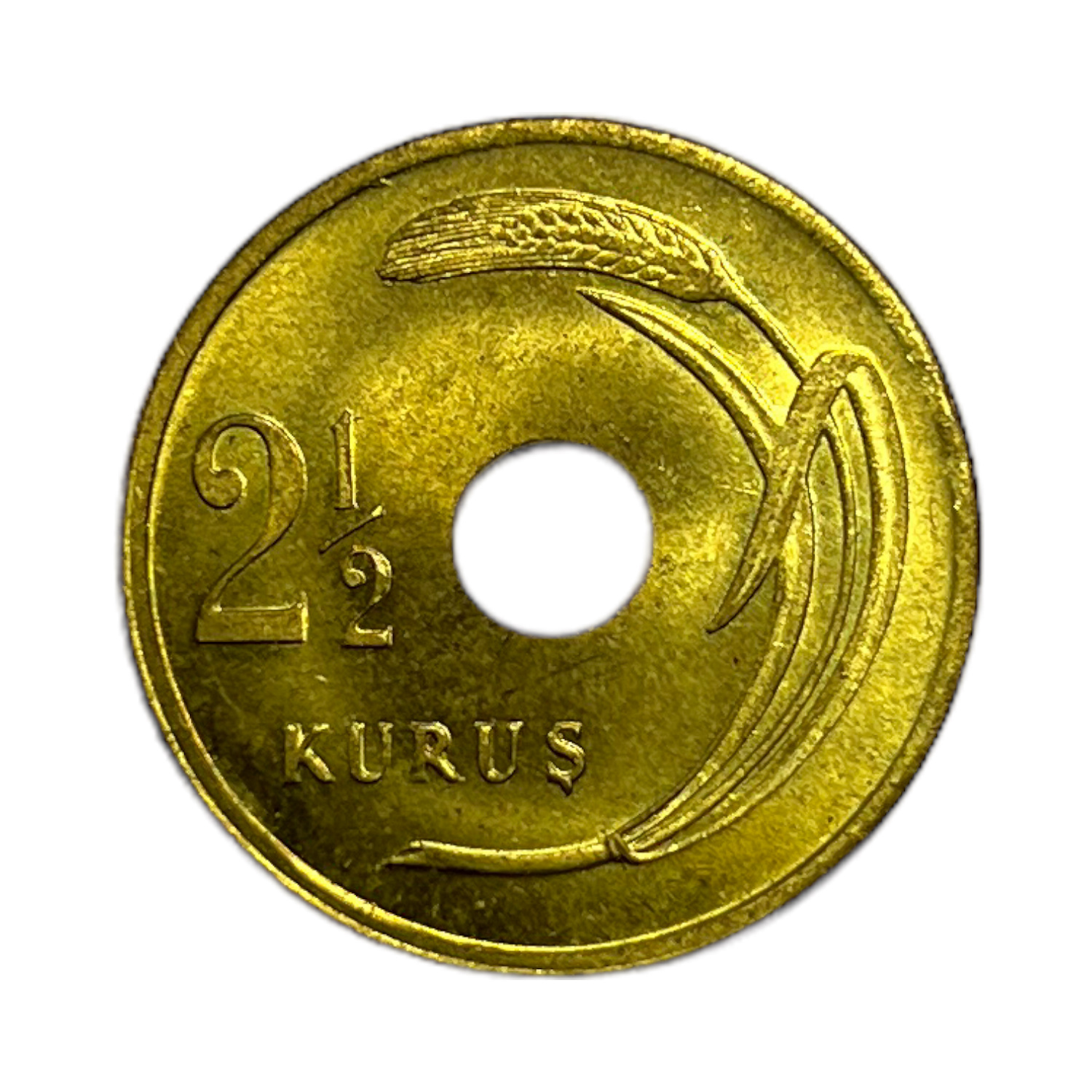 2 1/2 kurus 1948 Obverse