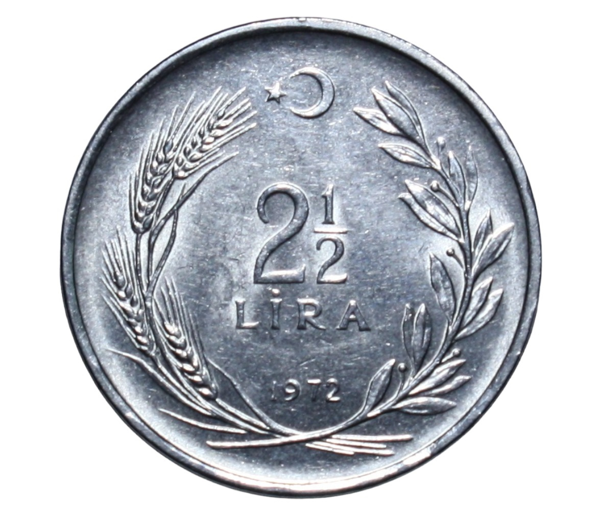 2 1/2 Lira 1972 Obverse