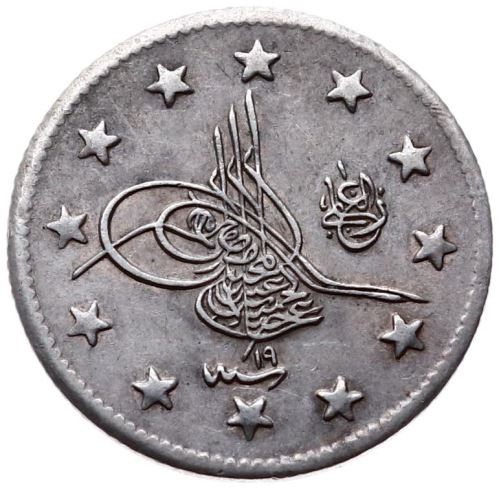 2 kurus 1293/19 Obverse