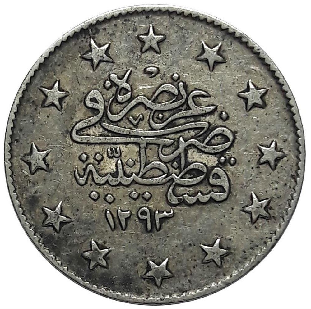 2 kurus 1293/22 Obverse