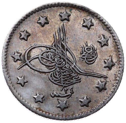2 kurus 1293/24 Obverse