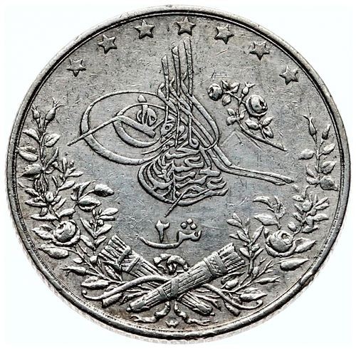 2 kurus 1293/24 Obverse