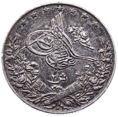 2 kurus 1293/33 Obverse