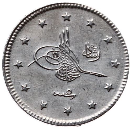2 kurus 1327/5 Obverse