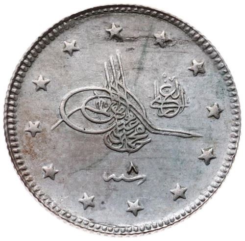 2 kurus 1327/8 Obverse