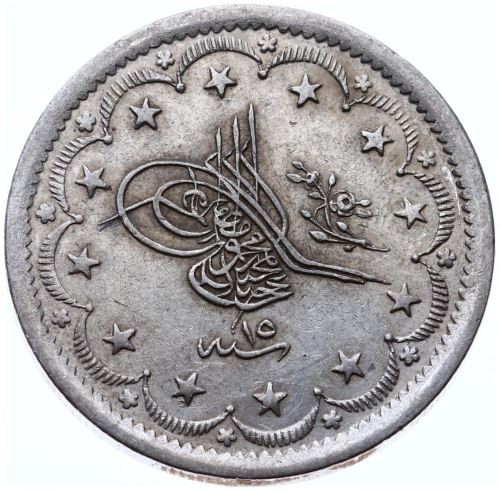 20 kurus 1255/15 Obverse